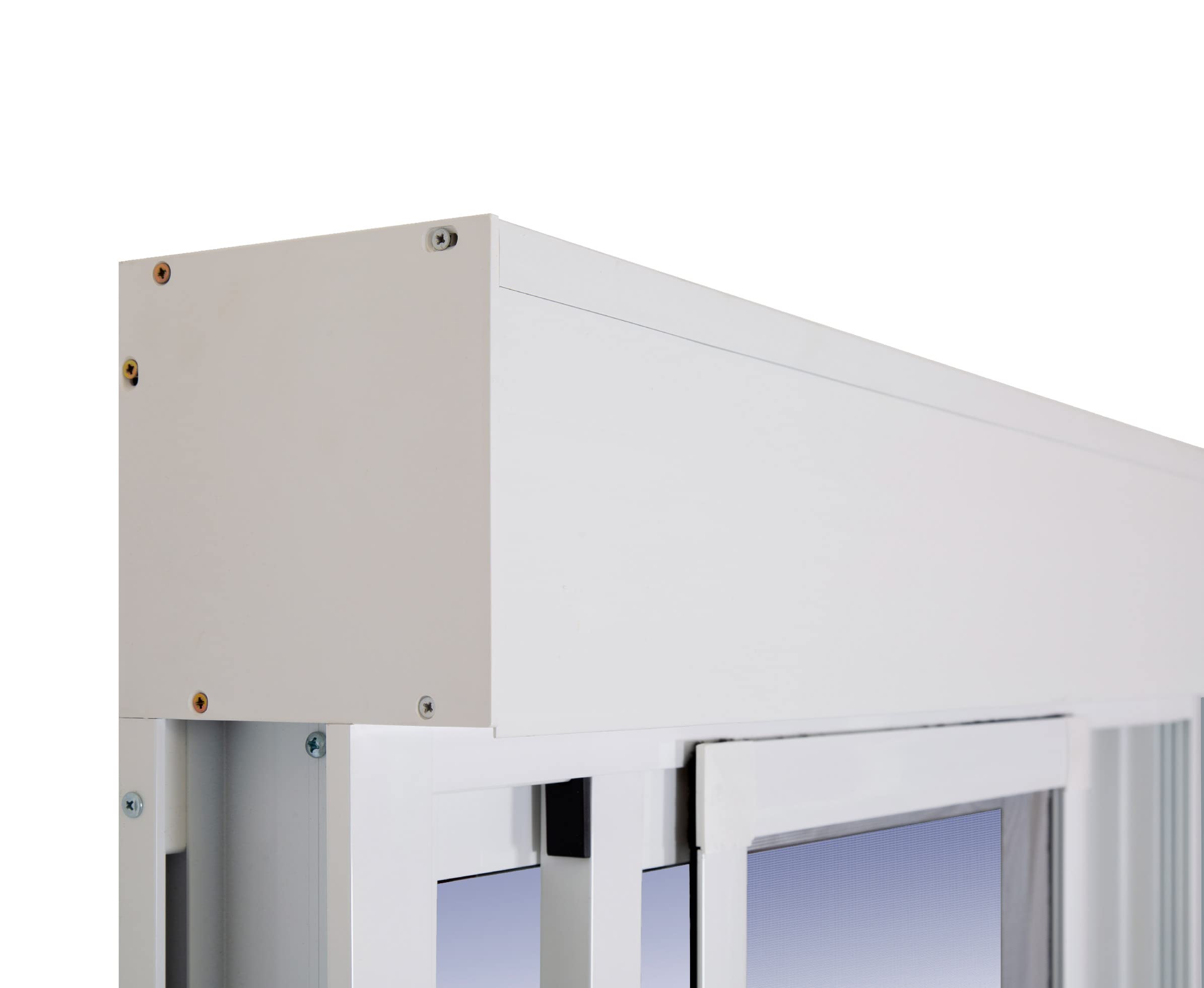 Ventanastock Ventana Aluminio 1000x1355 Corredera Con Persiana de PVC 2 hojas
