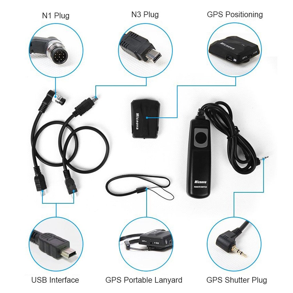 GPS-N Plus - Nueva versión Receptor GPS/Geo Localizador/Geotagger para cámara Nikon DSLR