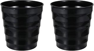 DOITOOL Vasos de jardim roscados de plástico, vasos de flores, vasos de suculentas, vasos de flores