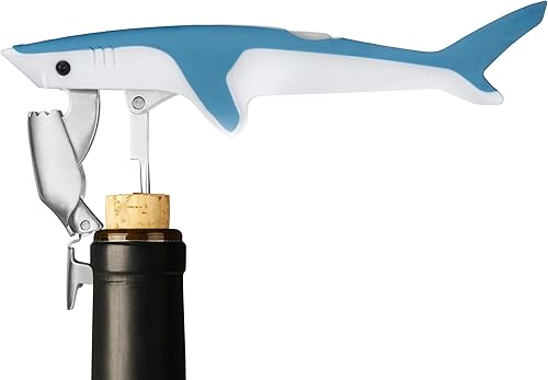 Miniatura 6 de True Sacacorchos de tiburón, sacacorchos de doble bisagra suave al tacto, sacacorchos estilo camarero, abrebotellas de vino, regalo para amantes del