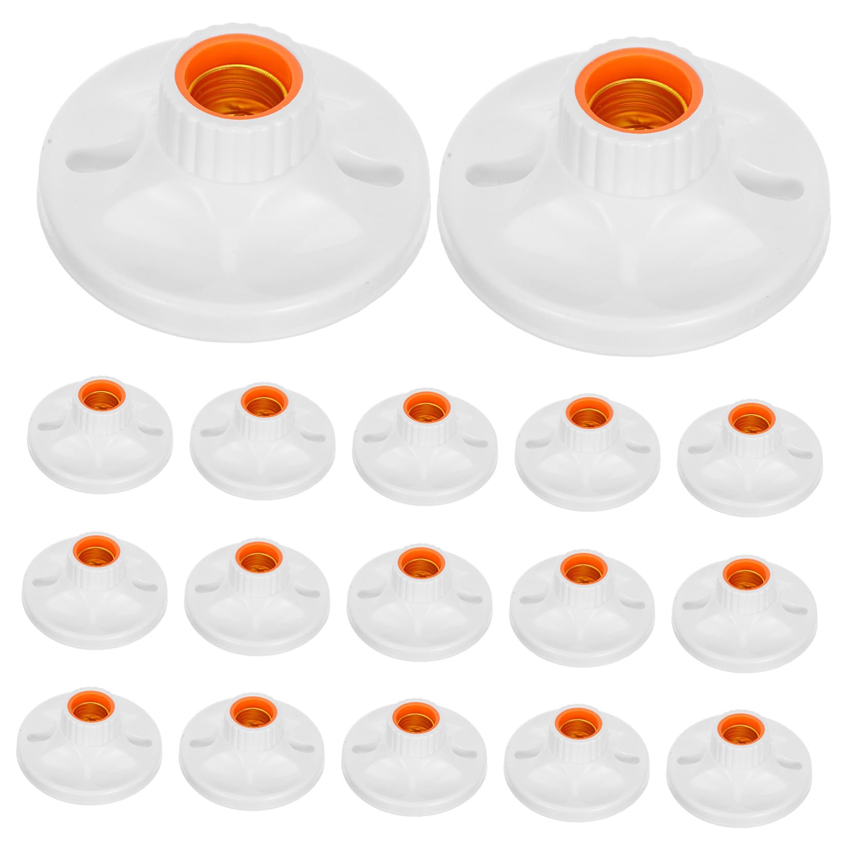 24 pièces Douille à Vis pour Lampe Base Ampoule Robuste Support Luminaire Polyvalent pour Remplacement et Réparation Compatible Usage Résidentiel et Commercial Montage Facile