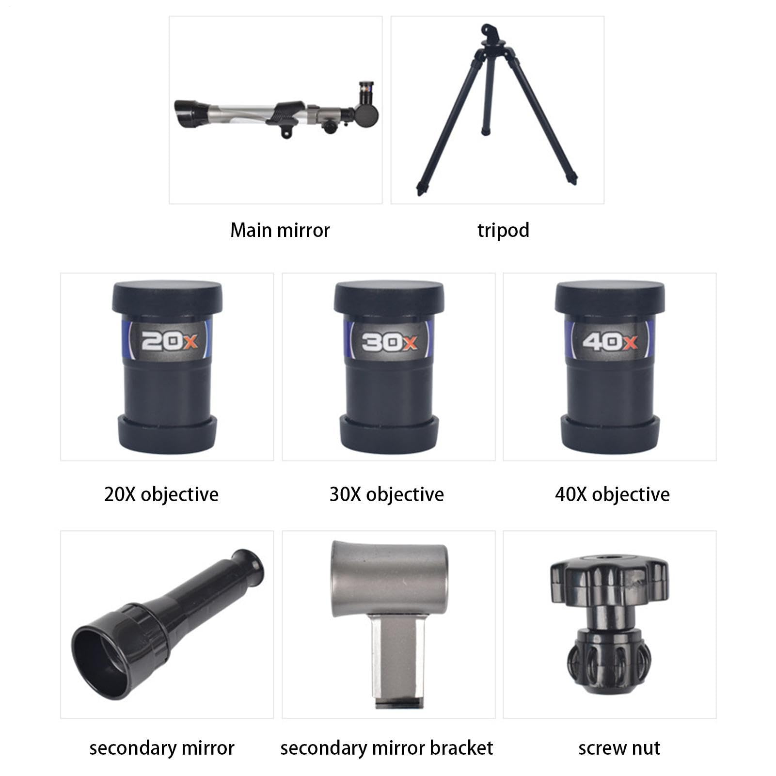 Télescope Astronomique,Trépied D'édulope De Paysage Astronomique | Monoculaire De Voyage Portable Regarder Les Étoiles Lunaires, Éducation Scientifique Précoce