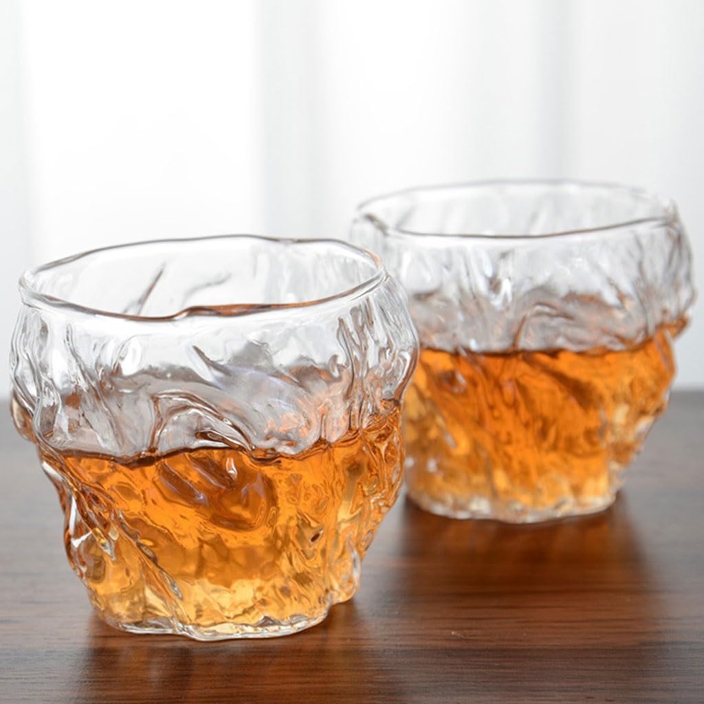 Tea Cup High Temperature Glass Stump Teacup Household Thickened Water 100ml Handmade Set Small Wine Mug