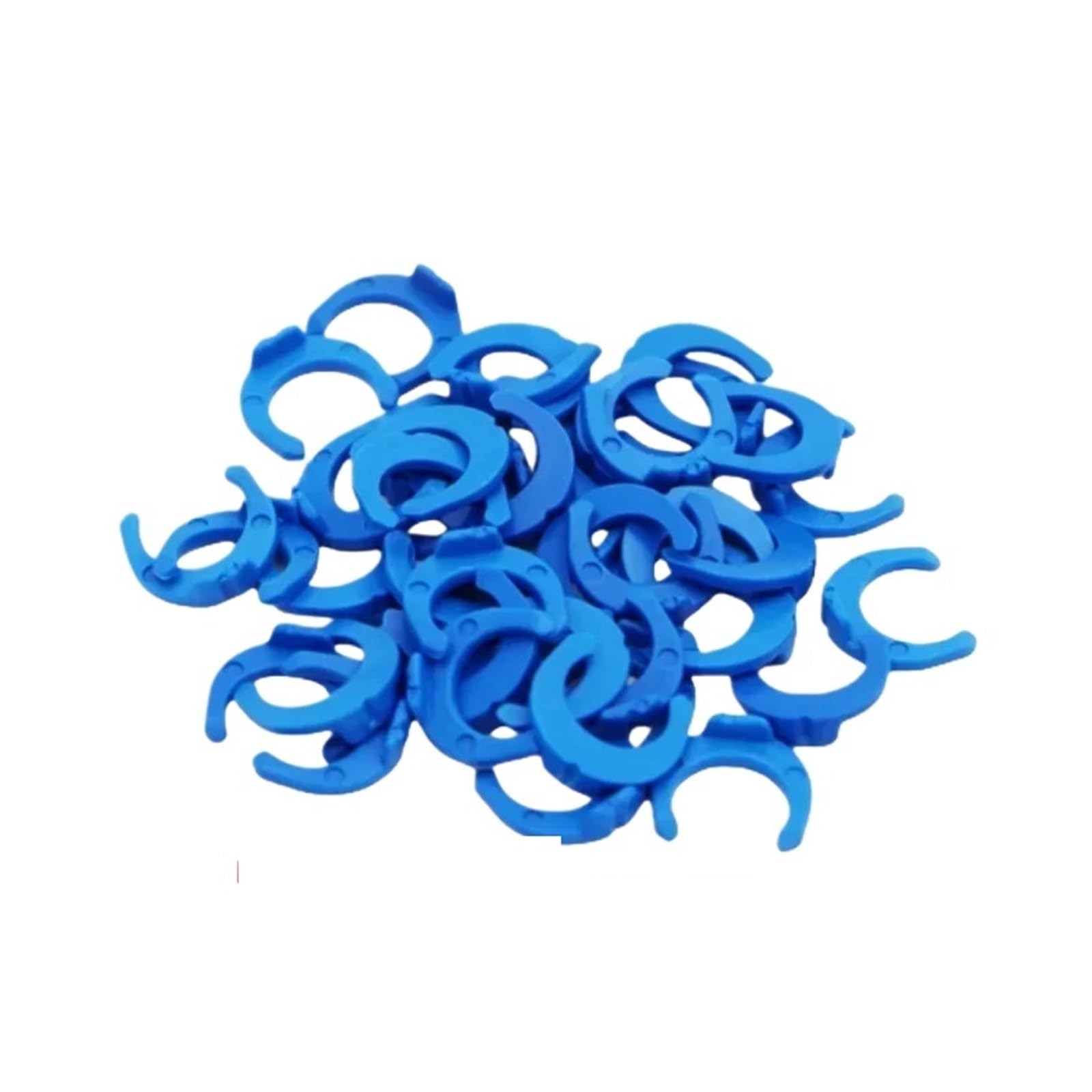 YAKUFAST RO Aquarium Accessories Quick Connector 6.35mm 9.53mm OD Hose 1/8 1/4 3/8 1/2 3/4BSP Male Thread Adapter Elbow Combination Tube(Blue Clip 1I4-10Pcs)