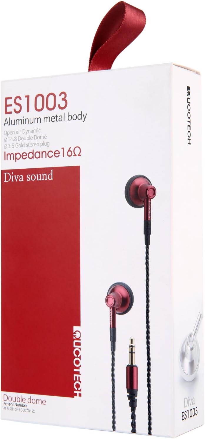 ES1003 ‘Diva Sound’ Ear Buds. White Cord Silver