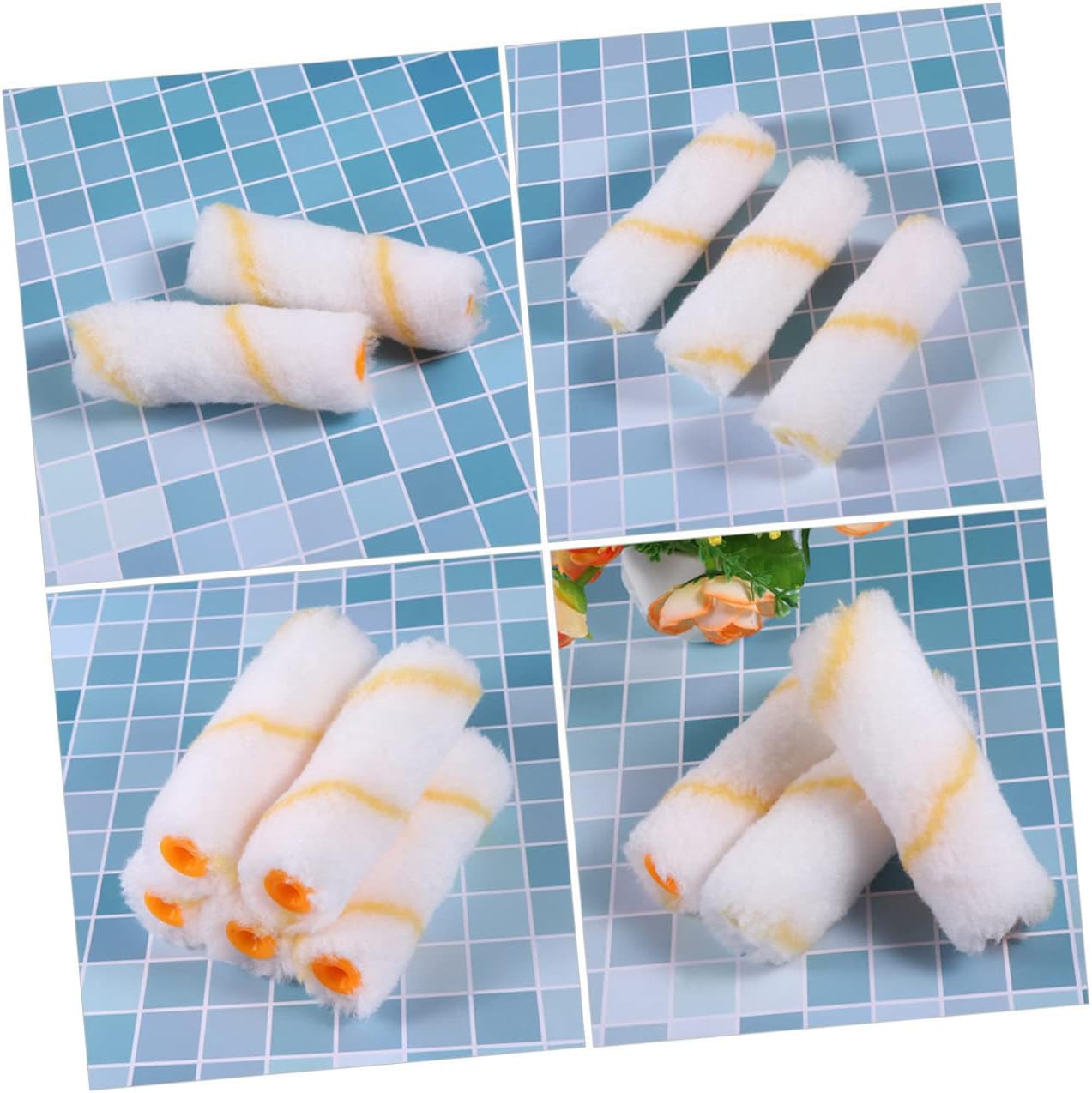 48pcs Paint Roller Covers Sleeves for Smooth Application for Home Repair and Projects Easy to Use Compatible Paints