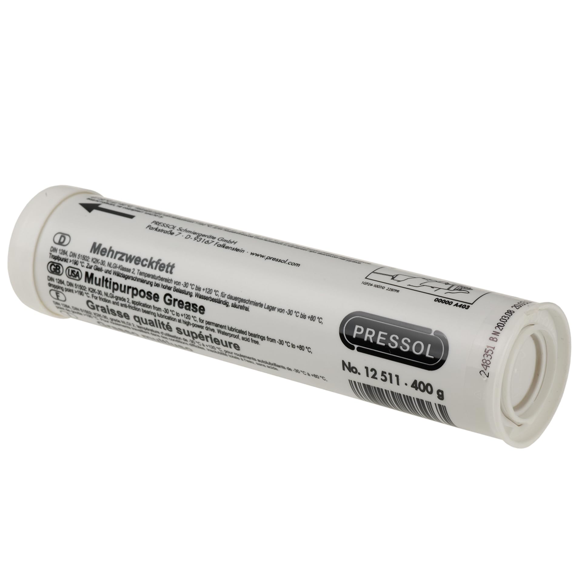 Pressol 12511 Grasso Cartuccia 400gr - 4
