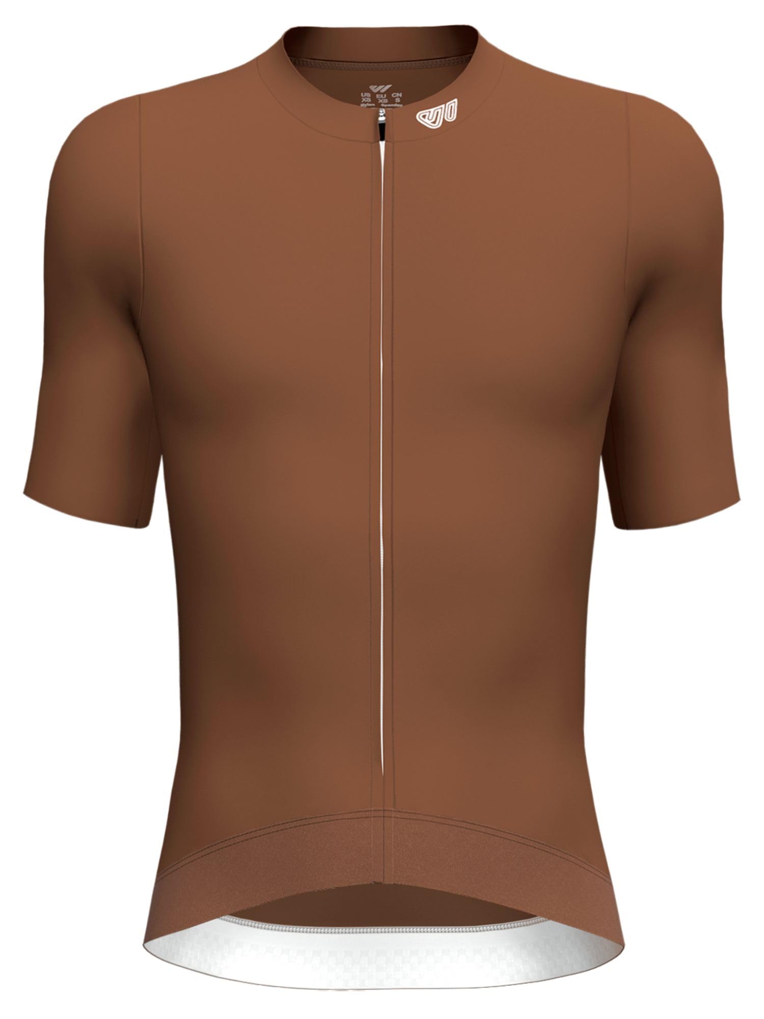 Wulibike Herren Radtrikot Kurzarm (Slim Fit), Atmungsaktives Rennrad Trikot im Durchgehendem Reißverschluss für schlanke Fahrer – Sommer Eng anliegendes Fahrradtrikot (Fällt Kleiner aus)