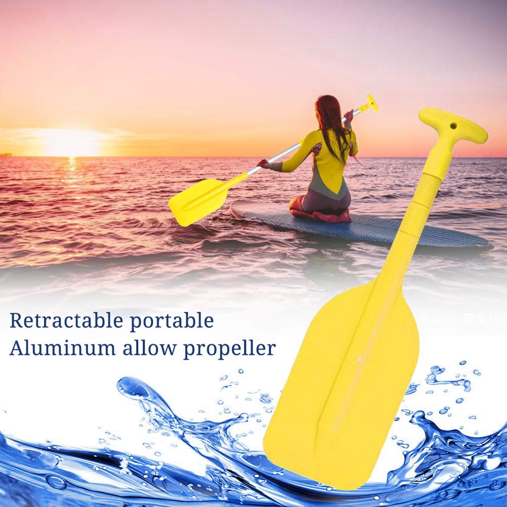 Pagaie de kayak extensible - Pagaie auxiliaire télescopique - En aluminium - Réglable de 54 à 106 cm - Pour canoë, kayak, canadien, bateau à rames