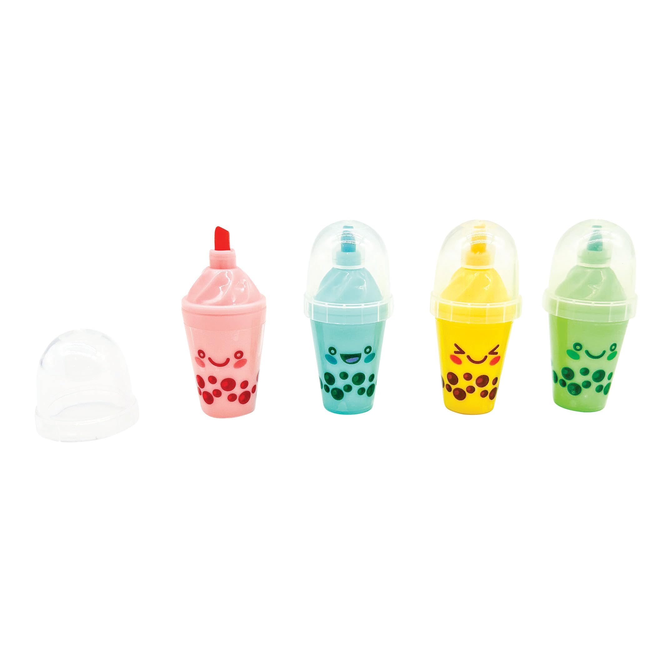 Amazon.com: Raymond Geddes Anime Boba Tea Cute Highlighters (24