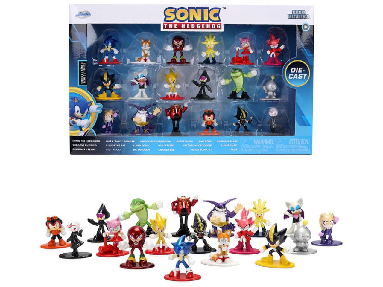 Jada SONIC NANOFIGS MULTIPACK WAVE 2 : Amazon.co.uk: Toys & Games