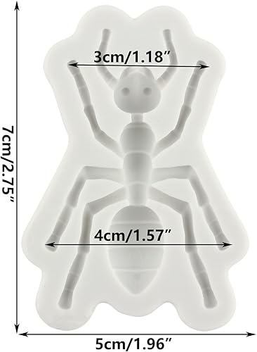 Miniatura 29 de Moldes de silicona para fondant de insectos, molde de silicona para decoración de pasteles, decoración de cupcakes, chocolate, caramelo, goma