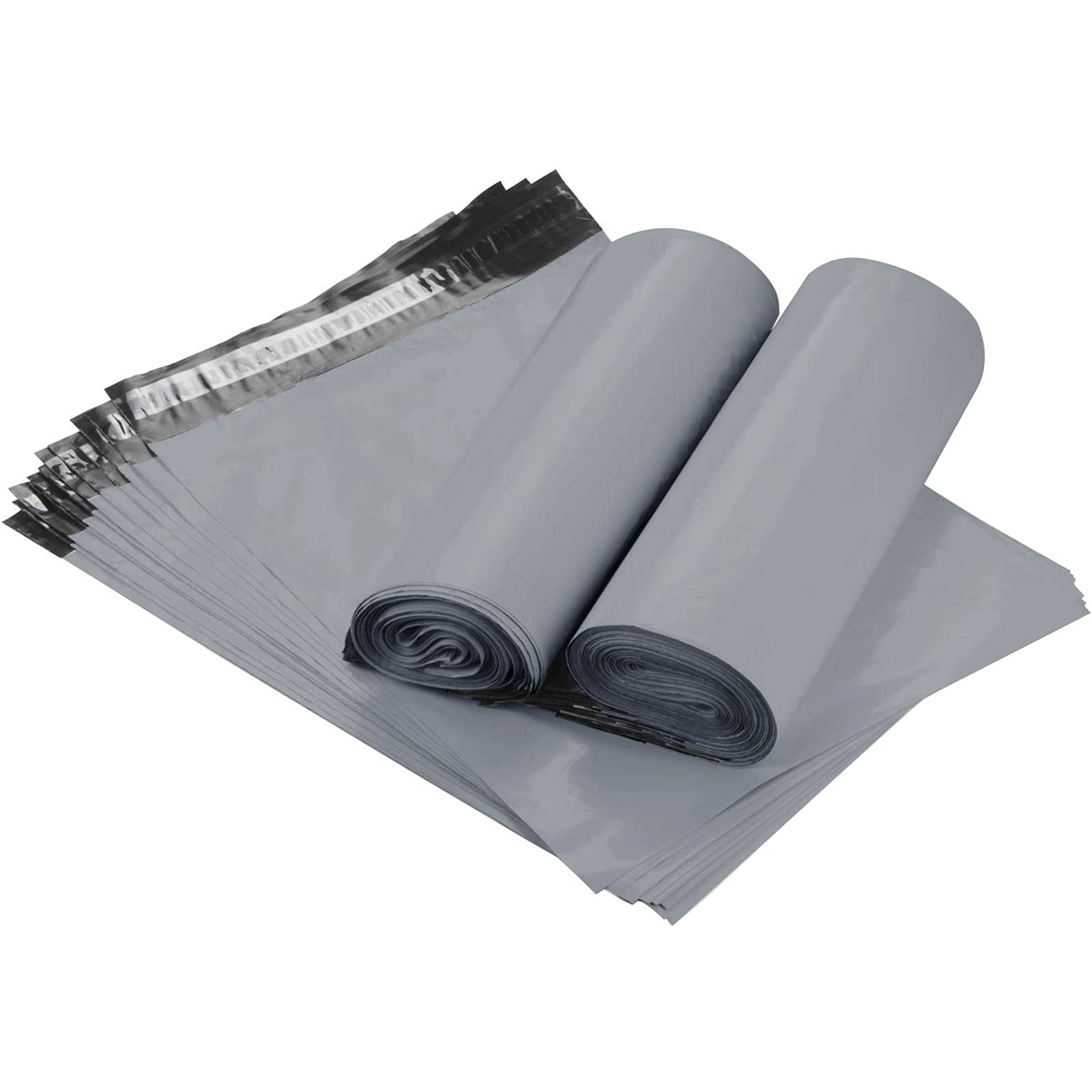 1000 buste per spedizioni postali in plastica, grandi dimensioni, colore grigio