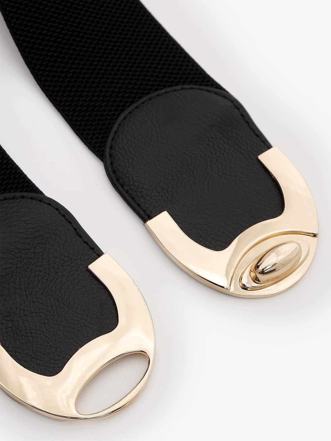 Women's Adjustable Black Kamarband Waist Belt, Celebrity Inspired