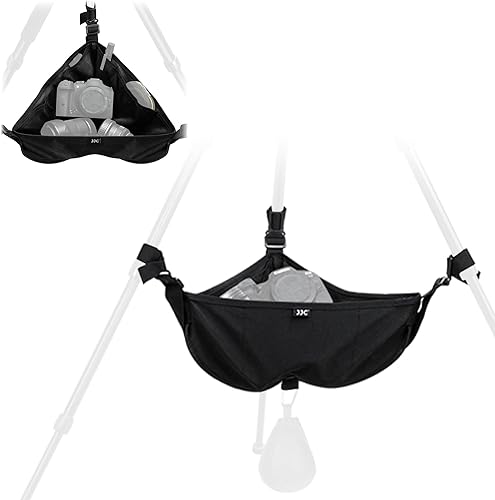 JJC Bolsa de piedra para trípode, bolsa de arena resistente para trípode ligero, caballete, soporte de luz, astrofotografía, bolsa de