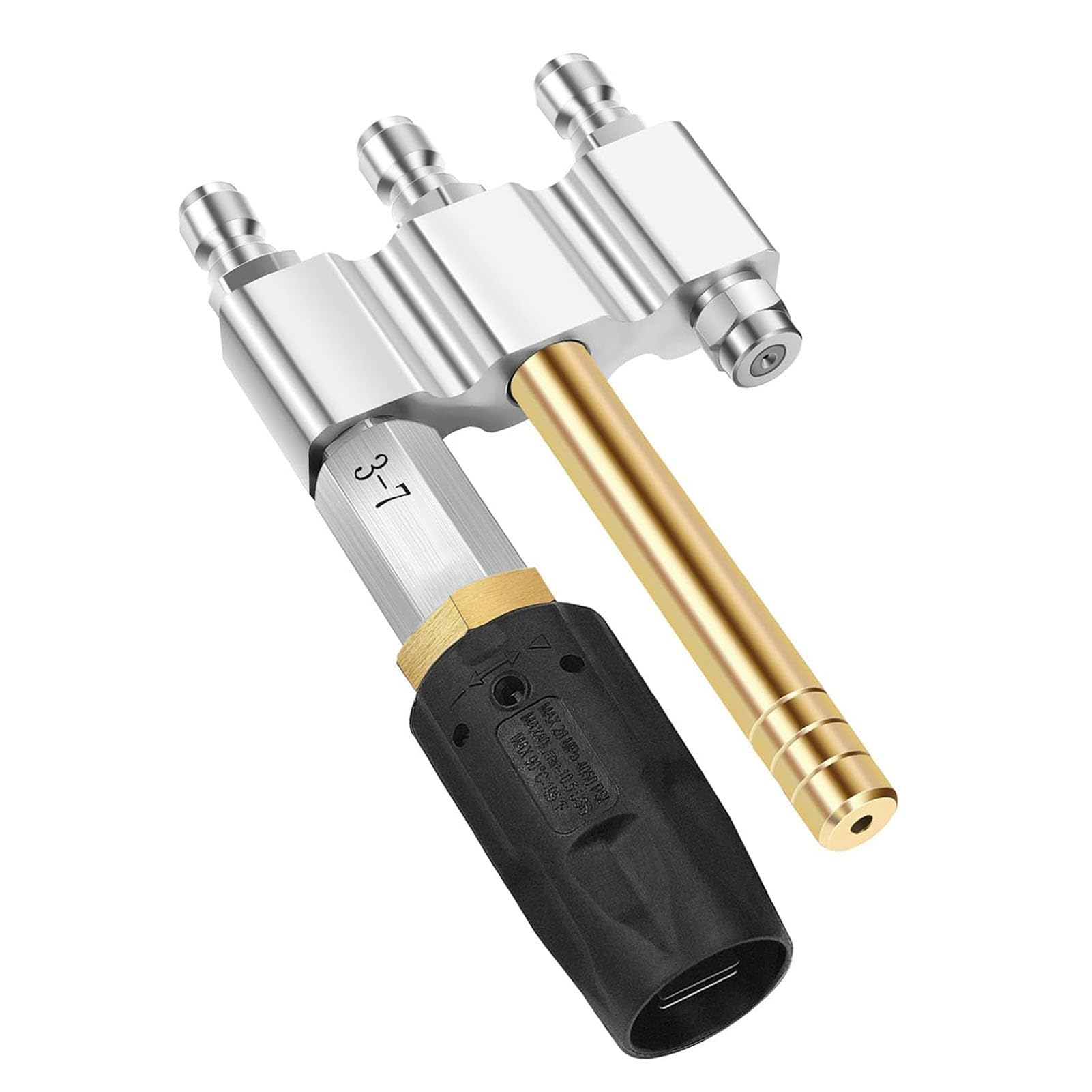 Cocoarm Ugello a Spirale M5, Ugello Spruzzatore a Lunga Portata Ad Alta Pressione in Acciaio Inossidabile per Idropulitrici 1000-4050PSI 3-7GPM