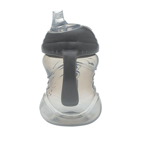 Miniatura 5 de Nuby Clik-It - Vaso de entrenamiento con boquilla suave sin derrames, con asas, paquete de 2, 10 onzas, más de 4 meses, neutro