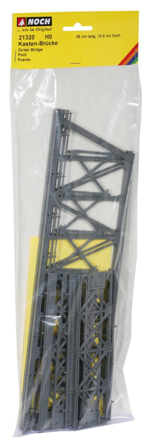 Noch - 21320 - Modélisme Ferroviaire - Bâtiment - Pont À Assembler - 36 X 65 X 1 Cm