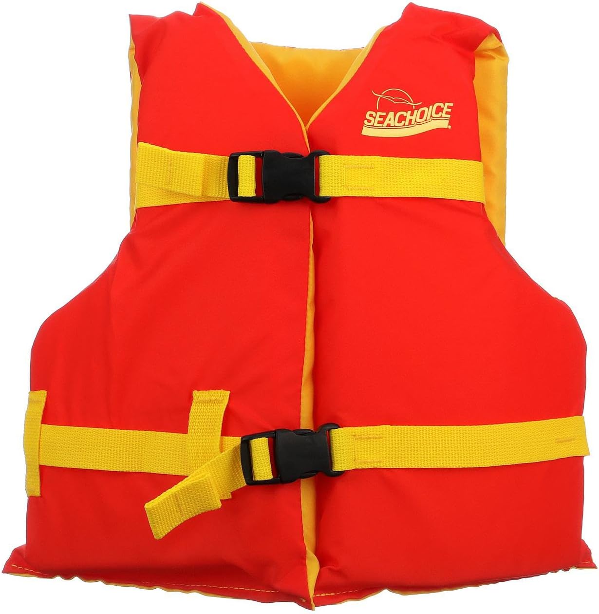 Seachoice 86190 Deluxe General Purpose Life Vest Orange/Yellow, Youth