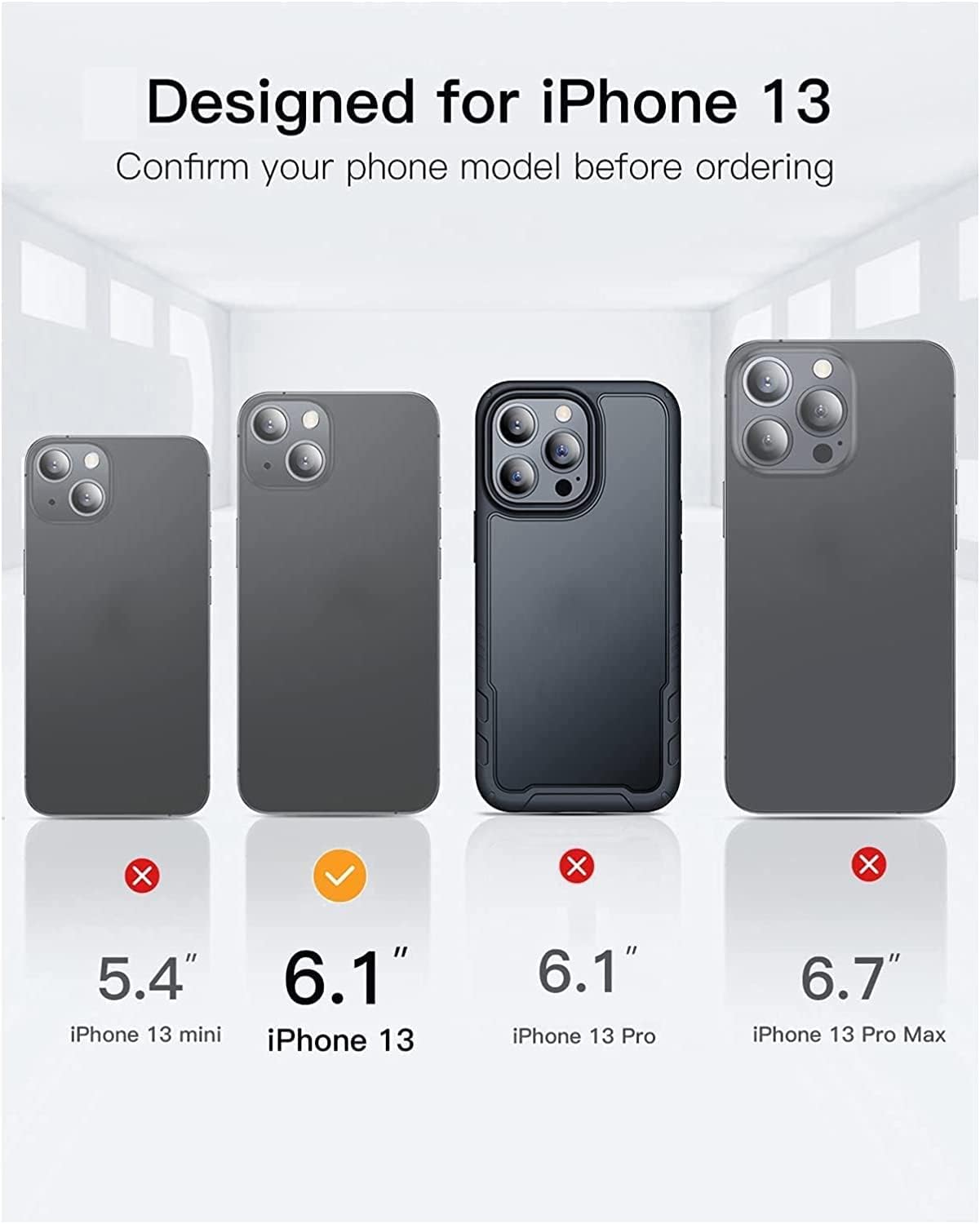 Case for iPhone 13, PU Leather Protective Case Cover,Premium Leather,Super Slim, Leather Wrapped,Soft Touch Full-Body Protective Case (Color : Black, Size : for iphone13Pro max)