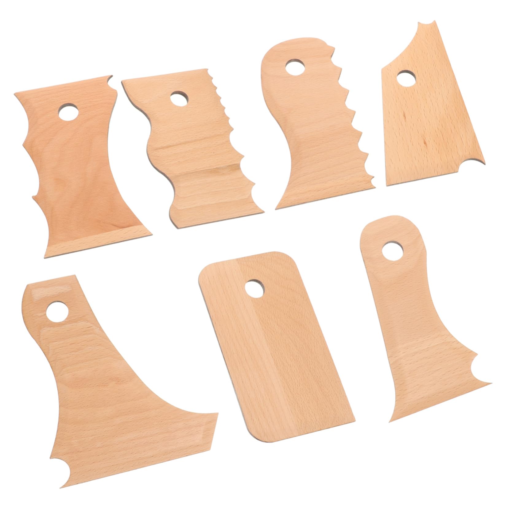 NUOBESTY 21piezas Herramientas De Escultura De Arcilla Herramientas Para Modelado y Recorte Kit De Utensilios De Madera Para Artistas y Principiantes