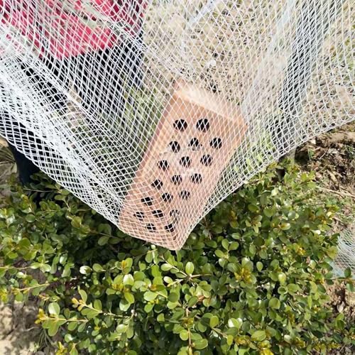 YSPZDQ Rete Antigrandine Resistente all'Usura e Raggi UV, Telo Antigrandine con Maglia 5 mm, Rete Anti Uccelli per Orti, Frutteti e Protezione Piante(8 x 10m)