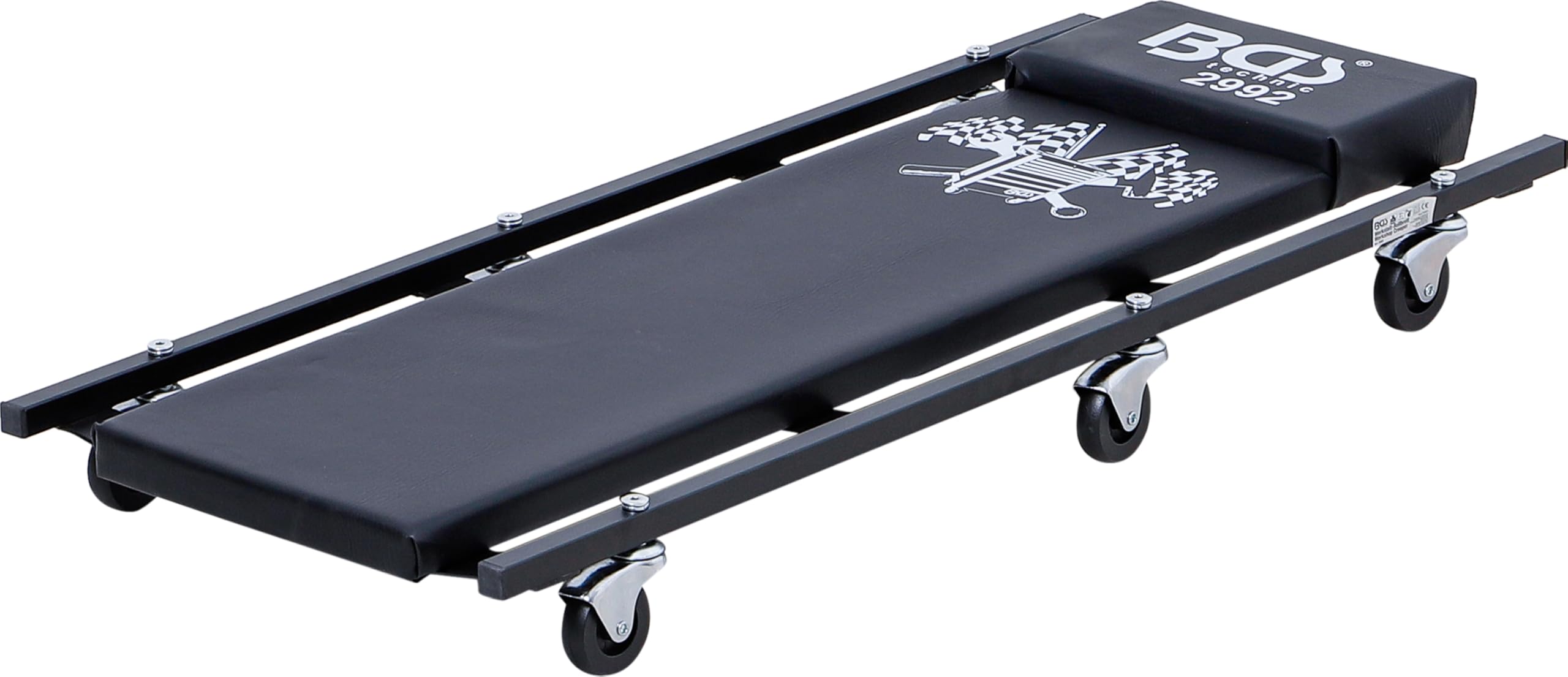 BGS 2992 | Carrello sottovettura imbottito | 1000 x 420 mm