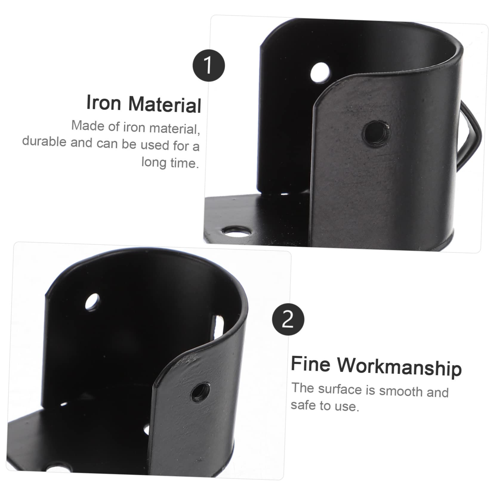 Set Da 12 Staffe Per Asta Armadio In Ferro – Supporti Robusti Per Guardaroba, Lavanderie E Negozi, Aste Da 25 Mm
