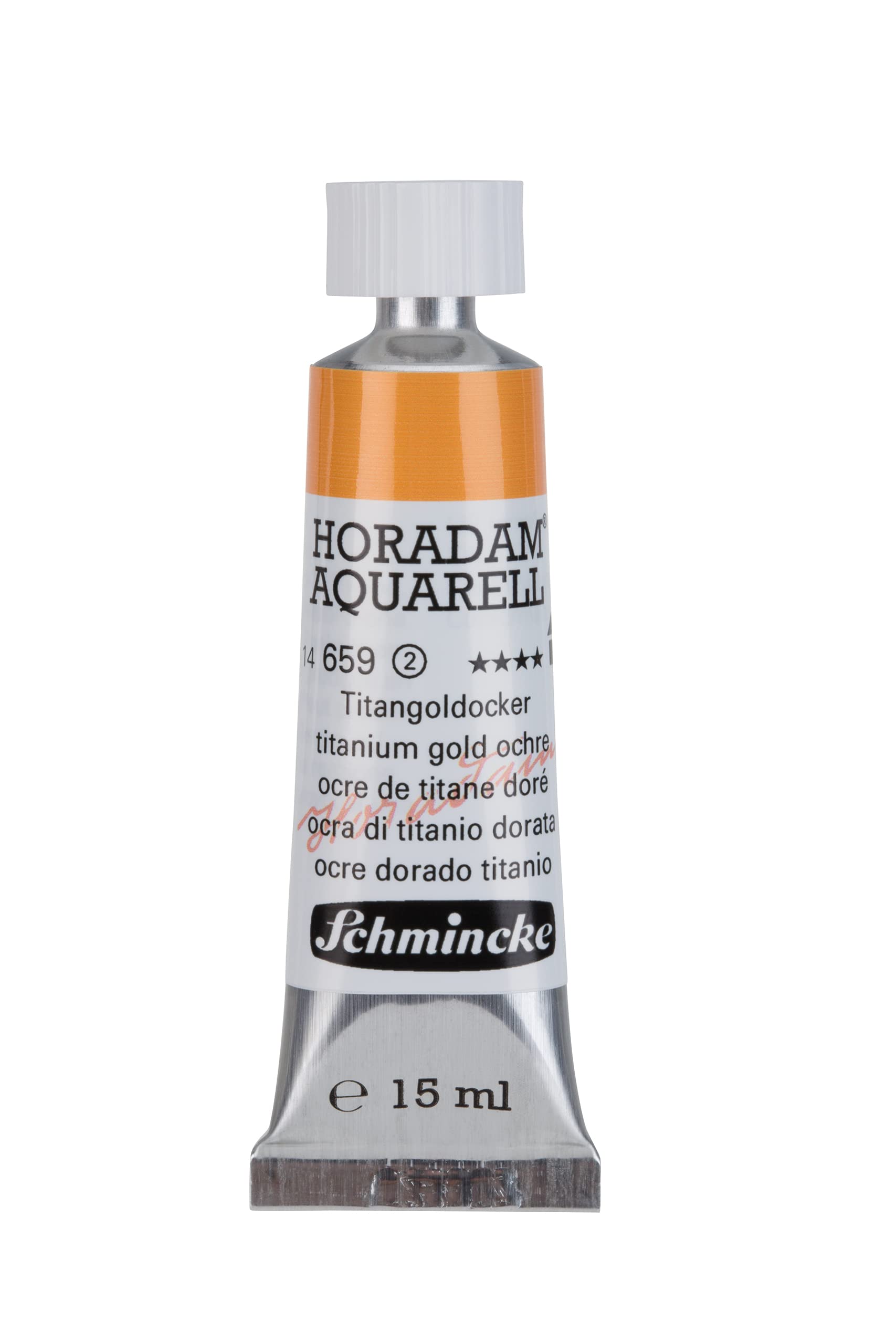 HORADAM® AQUARELL - finest artists' watercolours, titanium gold ochre - 15 ml