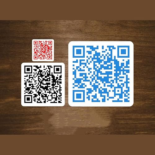 50100 calcomanías personalizadas de código QR de Instagram, etiquetas personalizadas Venmo Facebook QR Code para almacenamiento, diseño de tus