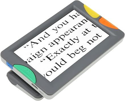 Handheld Portable Electronic Reading Aid, HD Screen Professional Digital Video Magnifier 4.3inch for Viewing for Books for Writing, 20240501