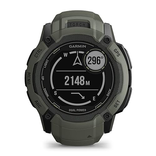 �����ߥ�(GARMIN) Instinct 2X / Instinct 2X Tactical Edition �����顼���Ťǥ��󥰥Хåƥ꡼ ���եͥ�GPS�����å� Suica�б� ��̲��˥���� ���ȥ쥹��¬ �����ȥɥ� ��Ǯ �Ѿ׷� �ե�å���饤����� Android/iOS�б������������ʡ�