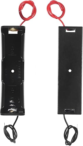 Miniatura 2 de DIANN 10 unids 18650 soporte de batería individual 1x 3.7V 18650 soporte de batería 18650 titular de batería con cables