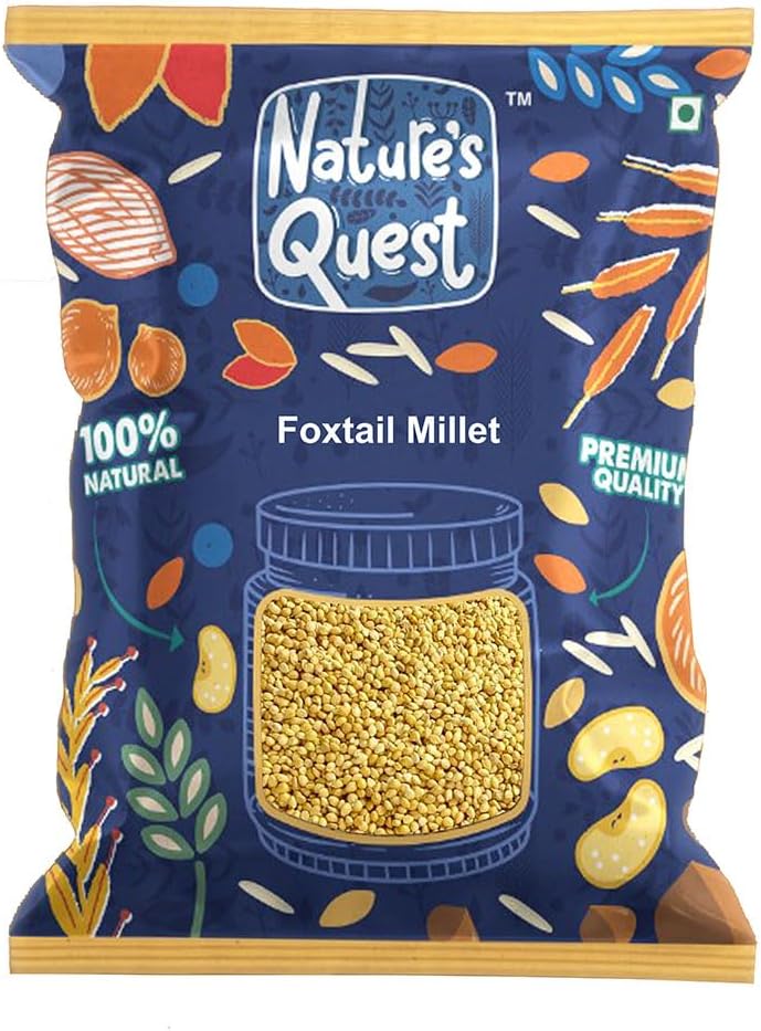 Foxtail Millet (Kaon/Kang/Kangni/Kakum/Navani/korralu/Korra/Thinai/Navane/Tenai/Kanghu) | Native Low GI Millet Rice | High Protein & 100% More Fibre than Rice 900 Gms.