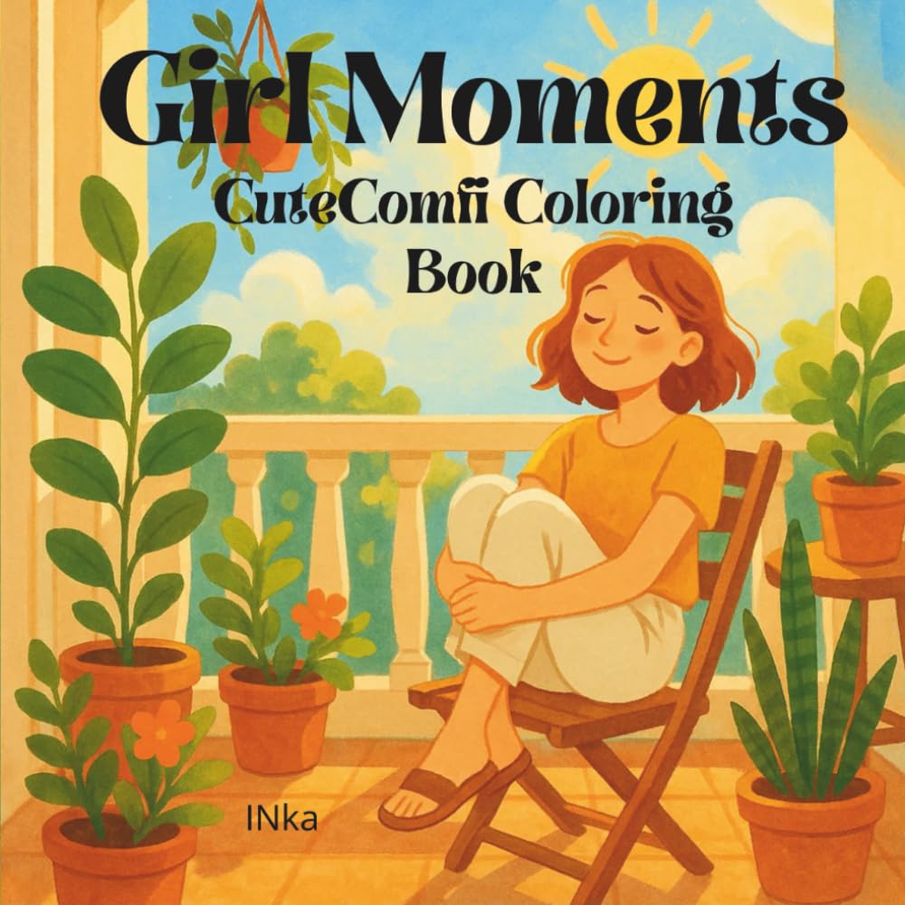 Girls Moments Cozy&Comfi Coloring Book