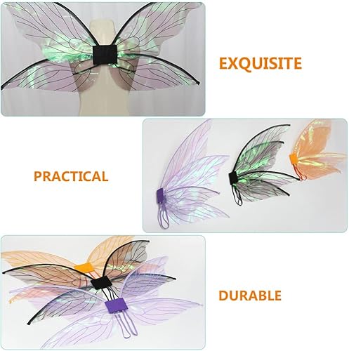 Miniatura 9 de Alipis Disfraz de alas de Cicada con alas de hada ropa decorativa para niñas cosplay