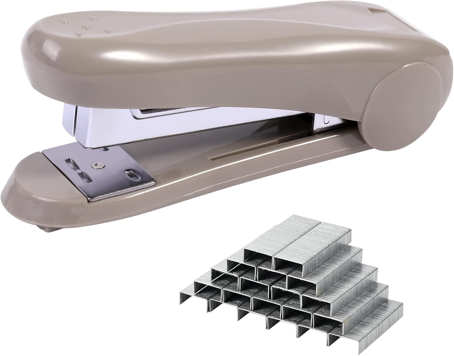 Weibo Effortless Desktop Stapler, One Touch Stapling, Easy