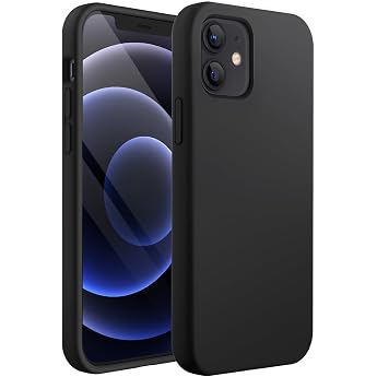 JETech Silicone Case for iPhone 12 mini Black