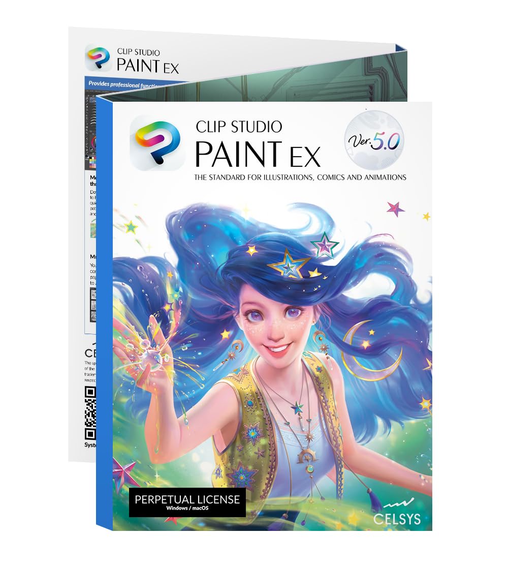 CLIP STUDIO PAINT EX – Version 5 | Dauerlizenz | für Windows und macOS
