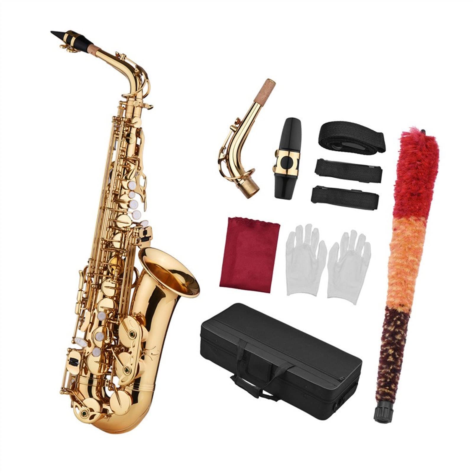 Sassofoni Sassofono in Mi bemolle Sax Contralto in Mi bemolle Sax in Ottone con Superficie intagliata e bocchino