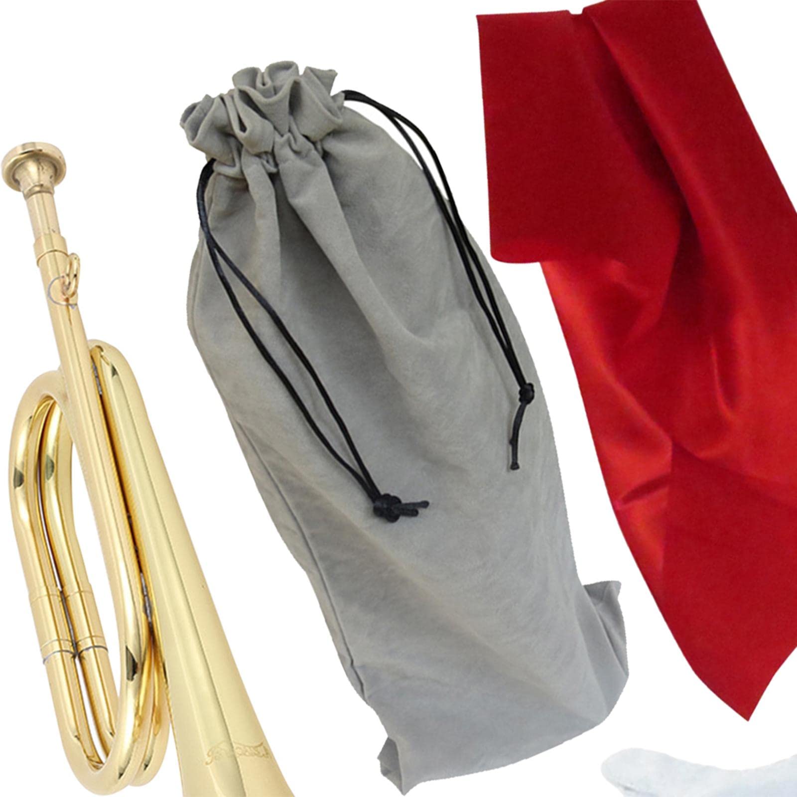 Trompette Scout Bugle En Laiton - Instrument De Musique Pour école, Orchestre, Adultes - Neuf