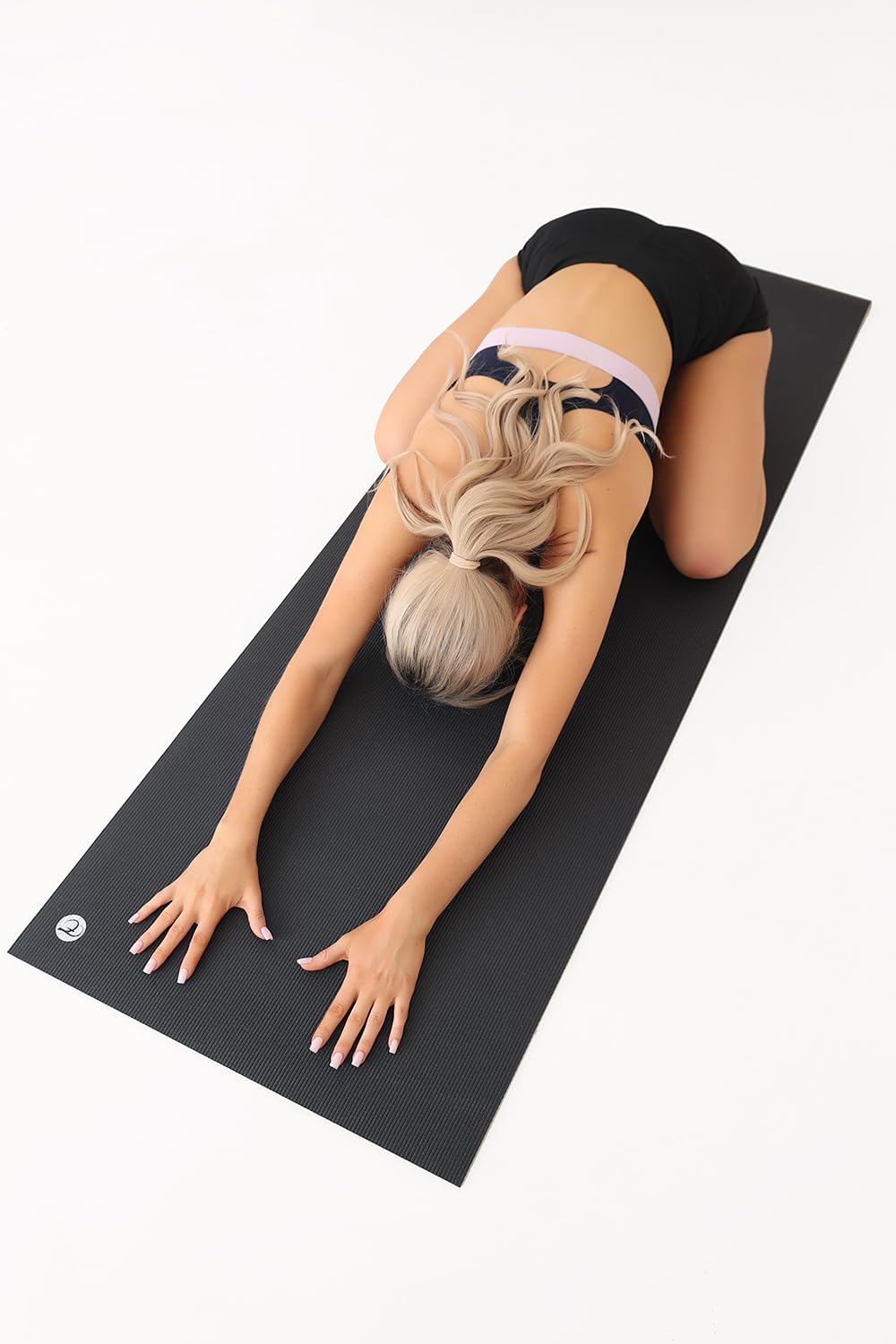 Tapete de yoga de 6 mm, extragrueso, de alta densidad, antideslizante, antidesgarros, para yoga, pilates, fitness y entrenamiento en casa (71 x 24 x 0.25 pulgadas)
