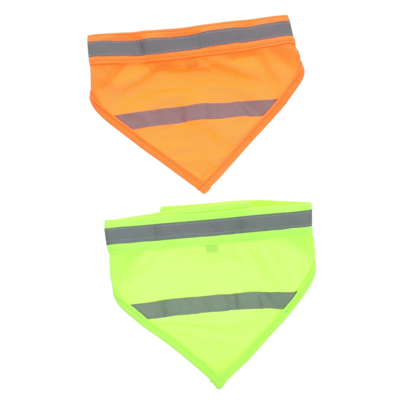 6pièces Écharpe Réfléchissante pour Chiens Lot de Bandanas Triangulaires Colorés Accessoire De Mode Pratique Et Visible pour Promenade Nocturne
