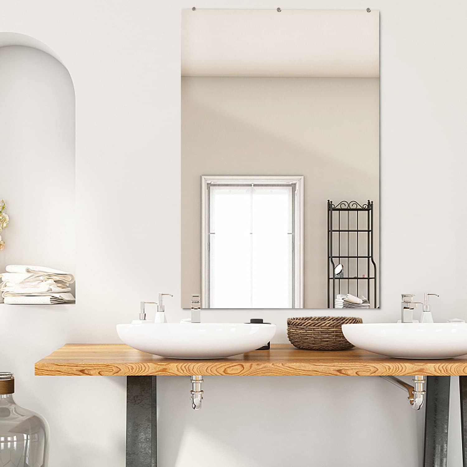 Buy HA WallMounted Activity Mirror with Flat Polished Edge, Home Gym