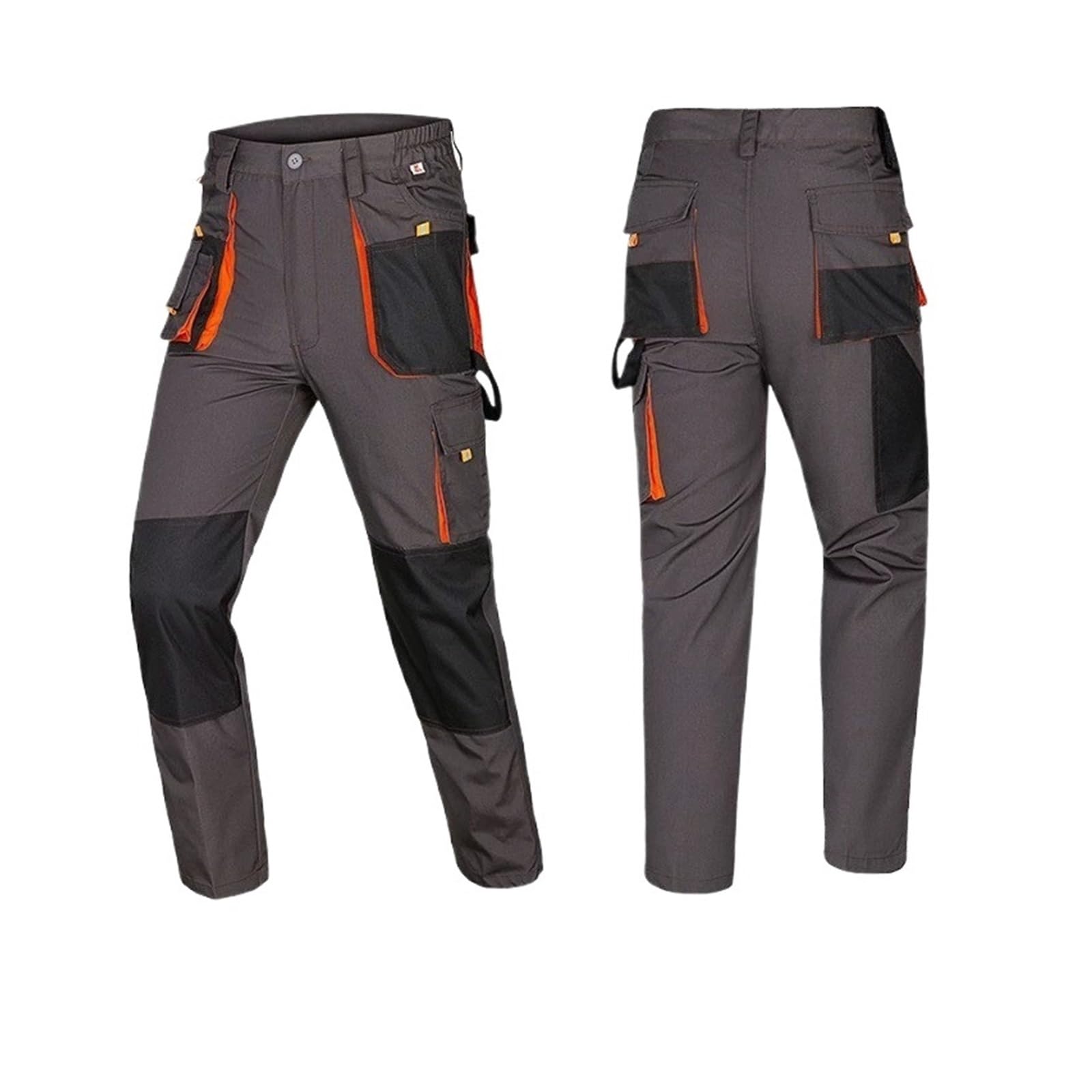 Pantaloni Da Lavoro Uomo Pantaloni e top da lavoro multiuso con tasche grandi, officina di riparazione auto(Color1,XXL)