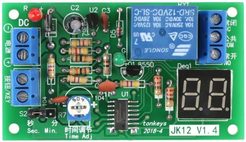 Elektrische Timer, Pomp Timer, DC 5V-36V Trigger Cyclus Vertraging Timer Schakelaar Aan/Uit Relais Module Met LED Display