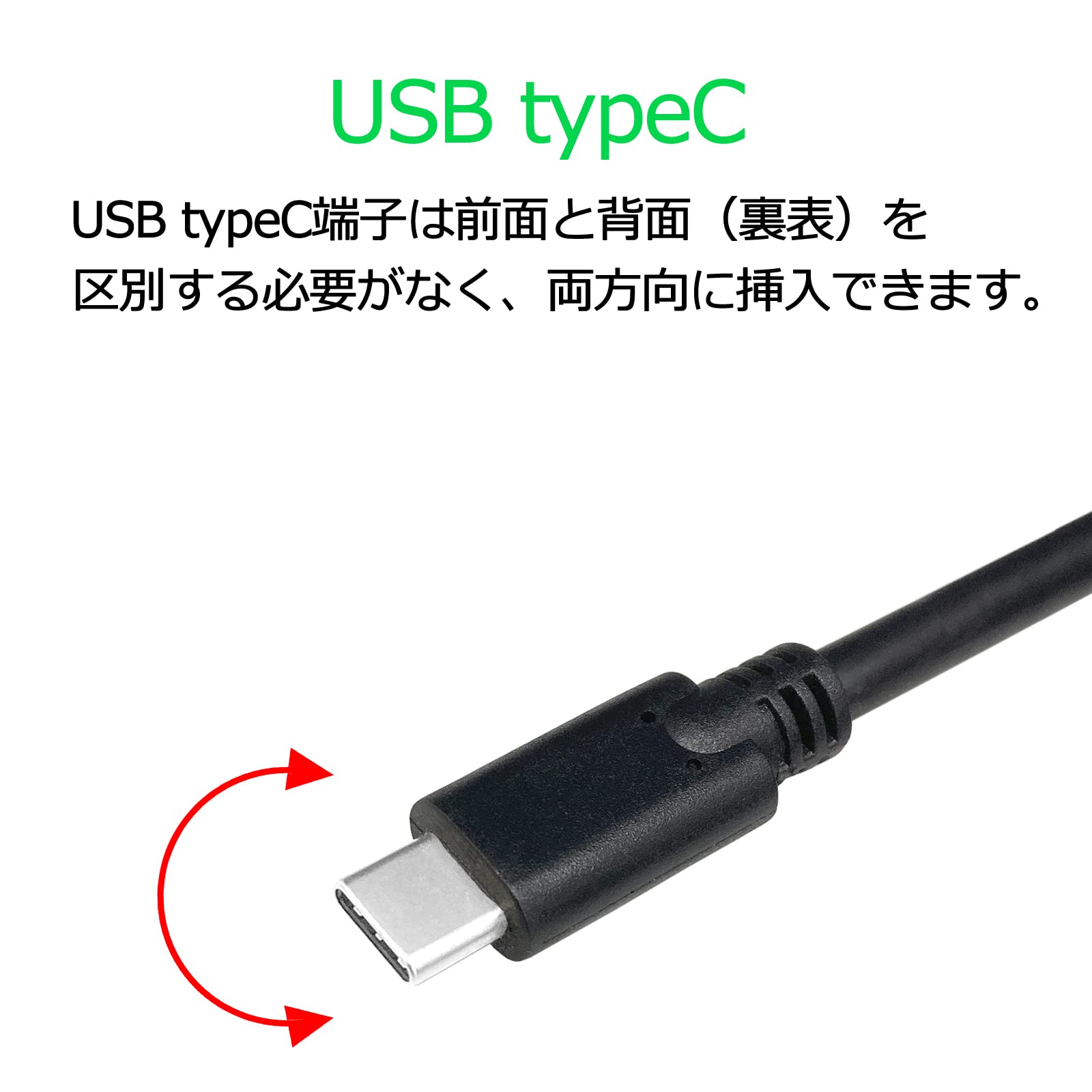 USB-Cケーブル 1m USB Type-C(オス) - Type-C(オス) USB C Type-c 延長コード Type-c オス - メス 高速充電日付ショート