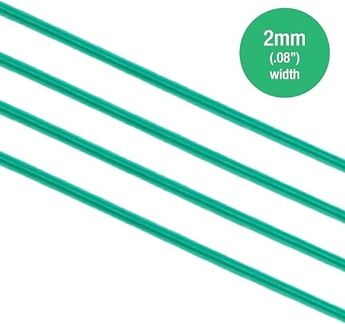 Miniatura 4 de GSM Brands Lazos giratorios alambre recubierto de plástico de 328 pies para atar plantas de jardín o cable de oficina con un práctico cortador