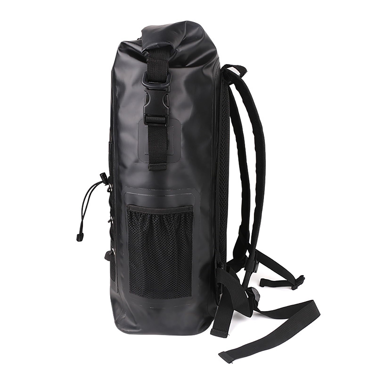 Zaino impermeabile da 25 litri, zaino da trekking leggero da viaggio per uomo e donna, campeggio, passeggiate, ciclismo, arrampicata, sport, Nero , 42 * 25 * 76cm
