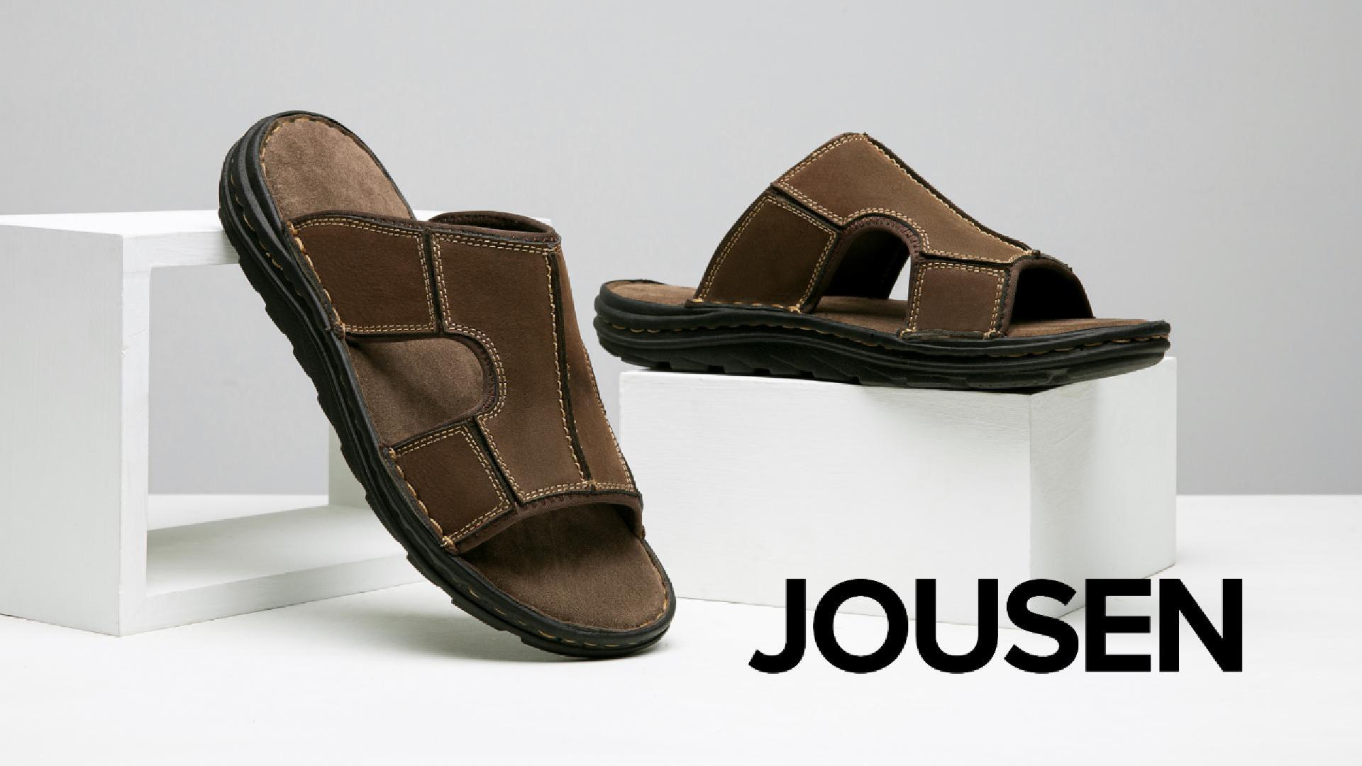 JOUSEN Men’s Leather Sandals Brown Size 11 NEW Unworn Amazon.com | Jousen Men main image 4